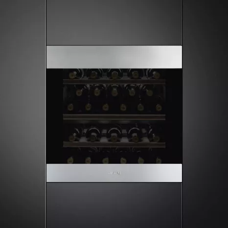 Холодильный шкаф для вина встраиваемый Smeg CVI329X3
